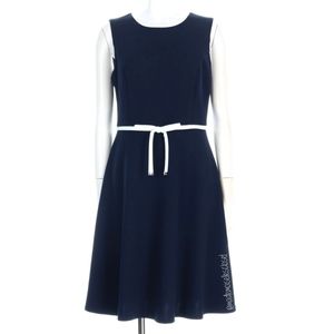 Blue & White Nautical Dress sz 14